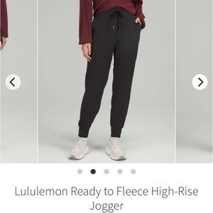 Lululemon ready to fleece jogger size 0